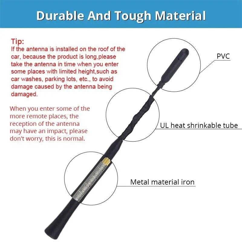 9 11 16 Inch Universal Stereo Radio Signal Antenna Amplification For Seat Onix Chevrolet Accessories Polo Gti Alfa Romeo 156