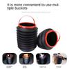 Universal car trash bin garbage can car wash telescopic bucket folding trash organizer garbage holder Car Supplies home decor