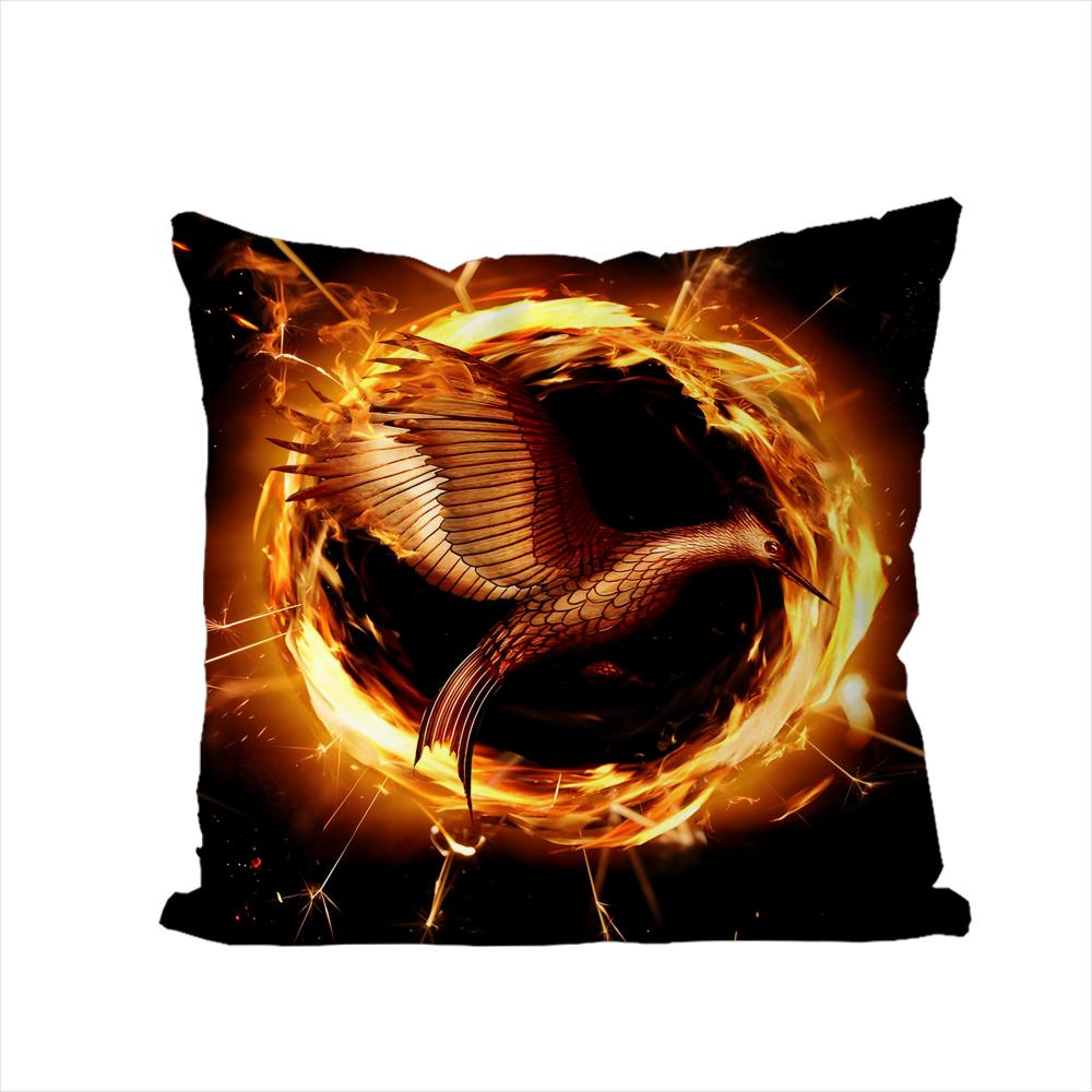 

The Hunger Games Pillow Case For Car Sofa Decorative Home Doublesided Print Plush Square Throw Pillow Cushion Cover 30x30cm