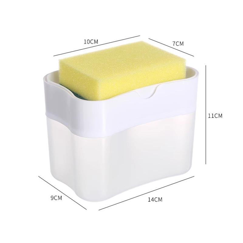 Kitchen Dishwashing Liquid Dispenser With Automatic Dispensing Box And Press-Type Dispensing