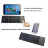 B033 Foldable Bluetooth Keyboard with Touchpad for Phones, Tablets, Laptops