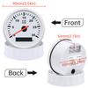 85MM Tachometer with Red Backlight 3000RPM Tacho Gauge Hourmeter Gauge M16 M18 Tacho Sensor For Marine Boat Car Truck 9-32V
