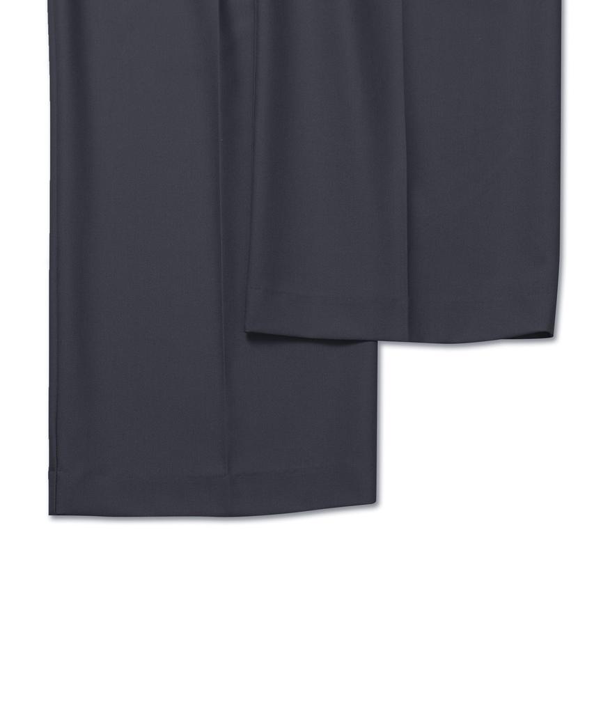 Michikoleondeonkosino Relaxed Double-Pleat Wide Slacks Charcoal