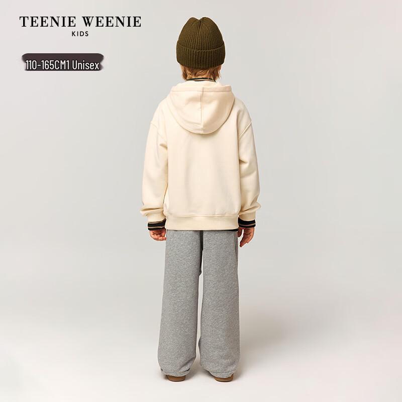Teenie Weenie Kids' Bear Print Fleece Lined Hoodie