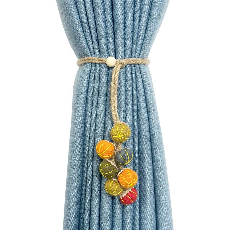 Fresh and Light Curtain Binding Rope Hawthorn Fruit and Flower Decorative Accessories Curtain Buckle AccessoriesBinding Rope