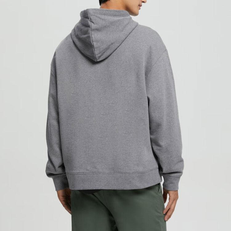Calvin Klein Minimalist Logo Print Hoodie Men Tops Hero-Grey 40HM231-P7E