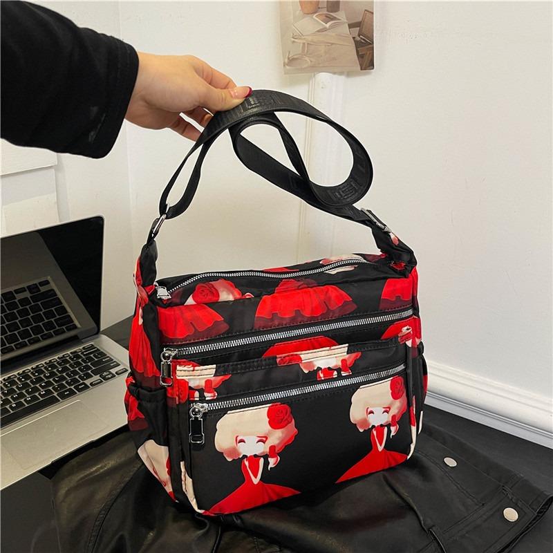 Fashion Oxford cloth shoulder messenger bag women's new large-capacity versatile casual lightweight mother bag