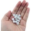 12PCS Bead Chain Crimp Stop for Roller Shades Clear Beaded Chain Stop for Beaded Chain, Blinds Bead Accessories, White