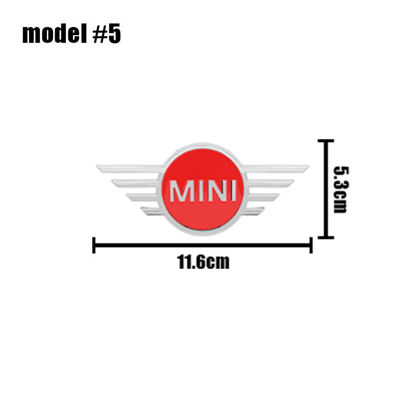 11,6 cm 14,5 cm Logo na přední kapotu auta Zadní emblém na kufr Samolepka Příslušenství Pro Mini Cooper R55 R56 R57 R58 R59 F54 F55 F56 F60