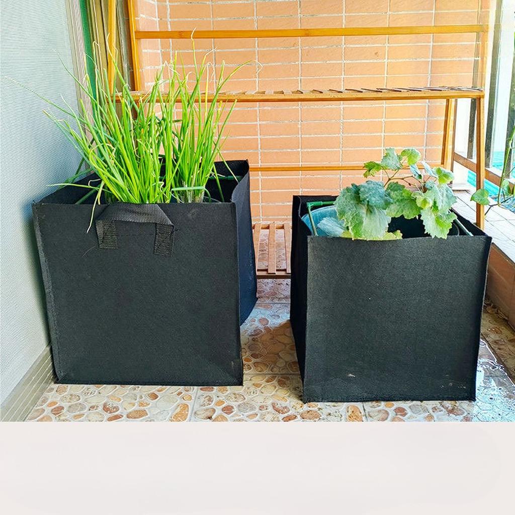 3-Pack 26.5L Breathable Gardening Bags Lightweight, For Indoor And Outdoor Getables And Flowers • Traditional , Non-Woven Material