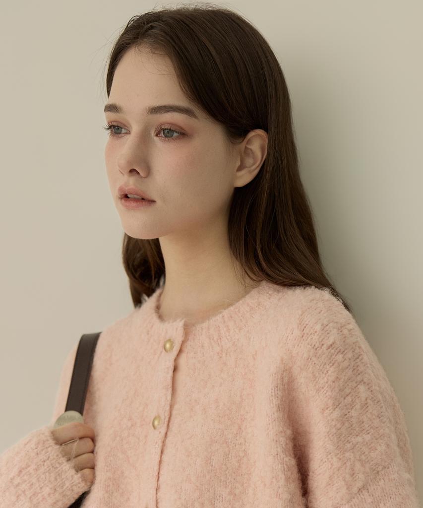 ELLIOTI Boucle Knit Cardigan_2Color