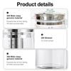 1.8L Large Capacity Adjustable Temperature Electric Health Teapot Multifunction Healthpot Thick Glass Electric Kettle