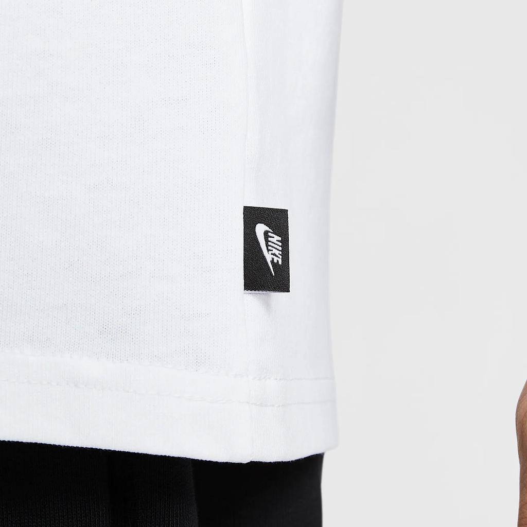 Nike Sportswear Essentials Premium Comfortable Fashionable Casual Versatile Breathable Pocket Long Sleeve T-Shirt Men tops White DR7930-101