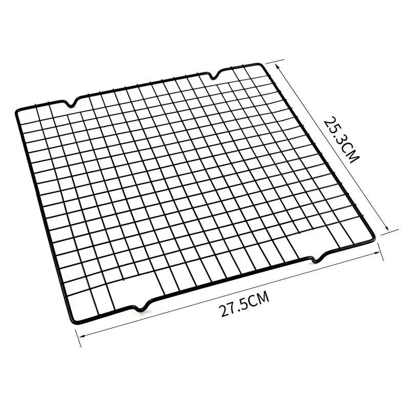 

Охлаждающая подставка из нержавеющей стали с антипригарным покрытием подходит для противней, прочная, безопасна для использования в духовке для жарки и приготовления на гриле