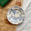 European High-Value Dinnerware Set: Underglaze Color Plate, Deep Plate, Cereal Bowl, Cup & Saucer for Desserts & Steaks.