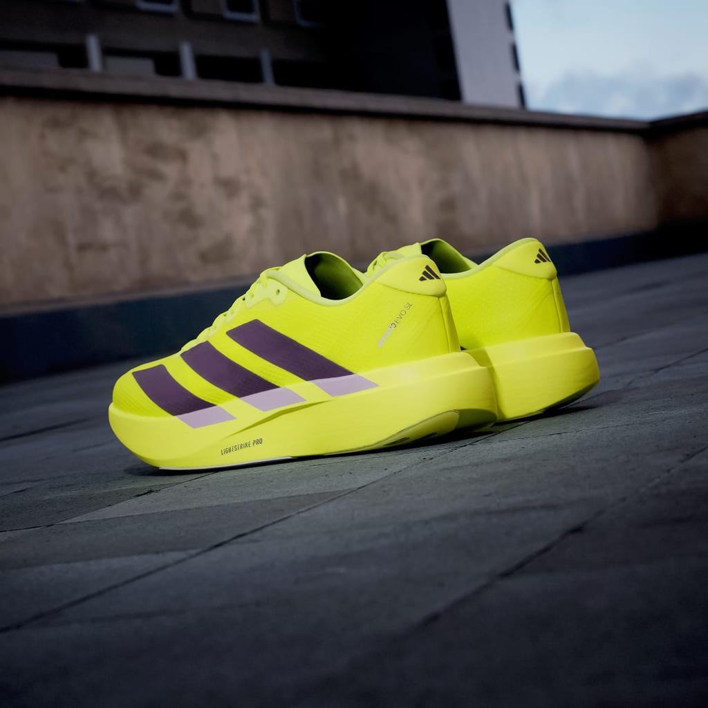 adidas Adizero EVO SL WOVEN JR2024 Men's Performance Sports Shoes Solar Yellow / Aurora Plum / Powder Plum