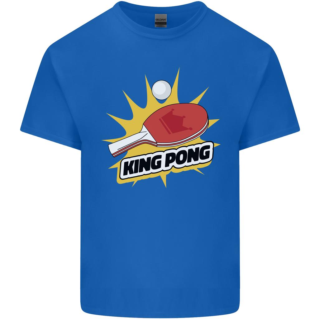King Ping Pong Table Tennis Funny Unisexs Light Cotton TShirt