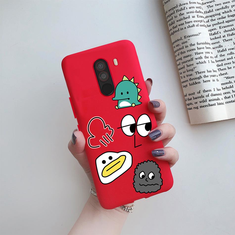 For Xiaomi Pocophone F1 Case Cute Cactus Soft TPU Silicone Back Cover For Pocophone F1 F 1 Poco F1 Phone Case Fundas Coque Shell