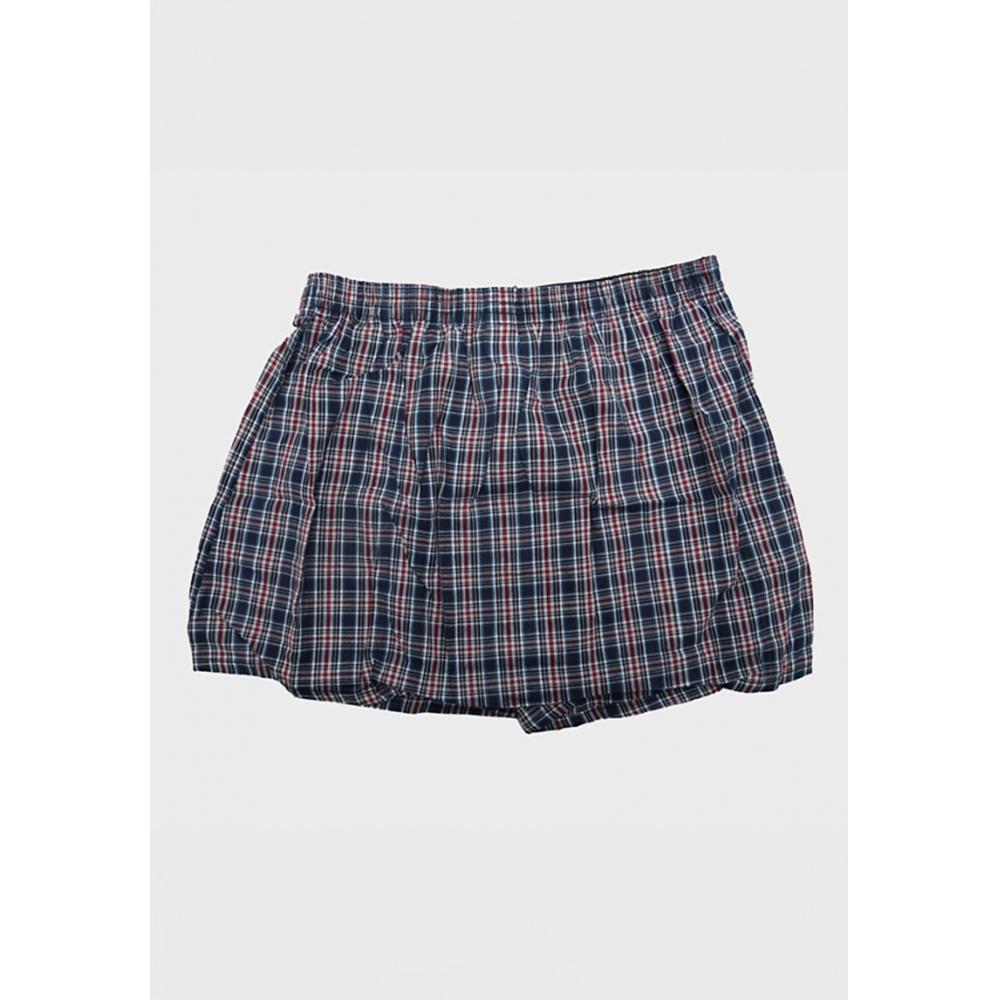 Daiso Plaid Trunks  95 Yellow (navy white) pattern (check)