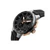 Tissot Racing Series Quartz Movement Three Eyes Luminous Date Display Watch Men watches Black Steel Silicone T111.417.37.441.07