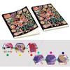 5D Diamond Art Painting Notebook Kits Spread Joy Butterfly Cover Leather DIY Special Shaped Journal Sketchbook Cross Stitch Diamond Art Hardcover