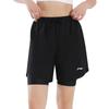 Li-Ning Quick-Drying Breathable Cool Ice Silk Thin Comfortable Anti-Exposure Sports Shorts Women Shorts DACH262-1
