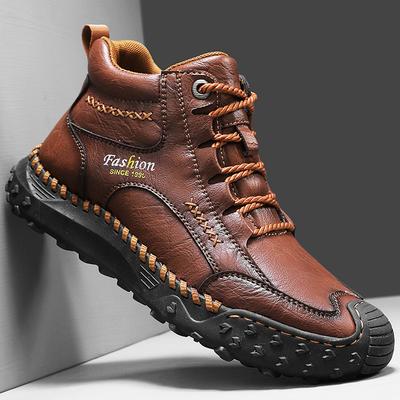 38-48 Autunno /Primavera Fatto a mano Stivali da uomo Scarpe Stivaletti comodi da uomo Scarpe casual Mocassini Uomo Scarpe da lavoro