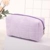 Bolsa de Cosméticos de Terciopelo Organizador de Almacenamiento de Gran Capacidad Bolsa de Maquillaje Portátil para Pinceles de Maquillaje Labiales Productos de Cuidado de la Piel
