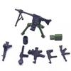MOC WW2 Militärpistole Kanone Bausteine Schwere Waffen Kriegsszene Soldaten Armee Figuren Zubehör Waffen Steine Spielzeug