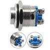 16mm Waterproof Metal Push Button Switch Momentary NO for Circuit Control Applications Like Contactors and Relays