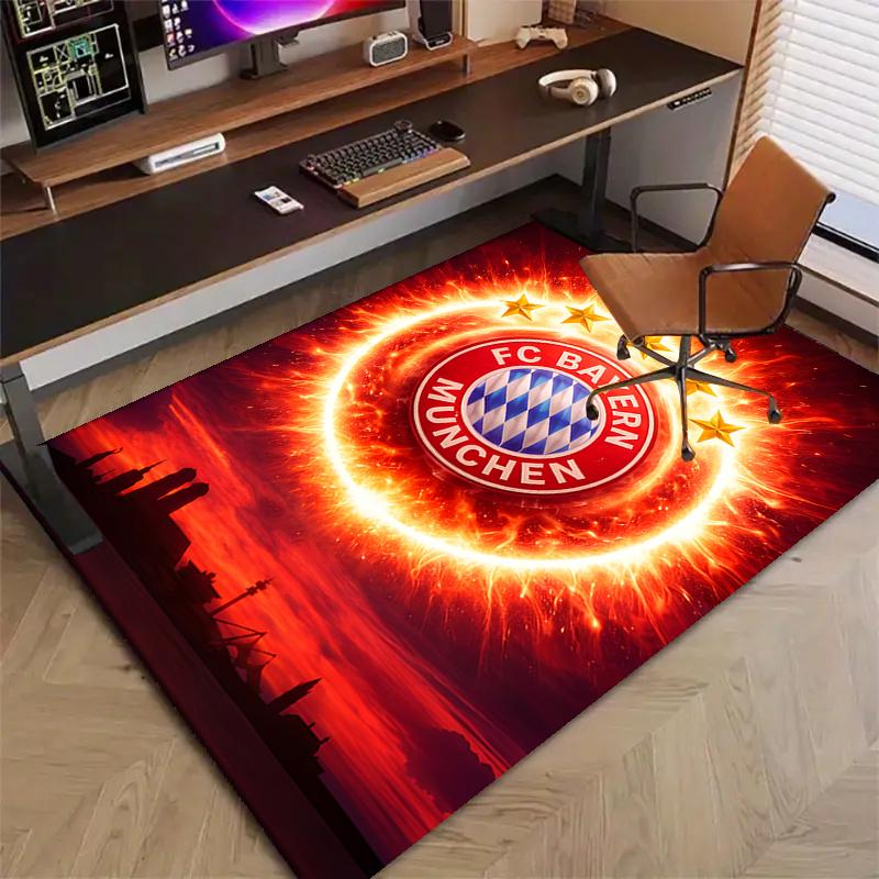 B-Bayern Munich (6)Printed Area Rug Carpet for Bedroom Living Room Home Decor Rugs Mat Non Slip Mat Rug for Bedside