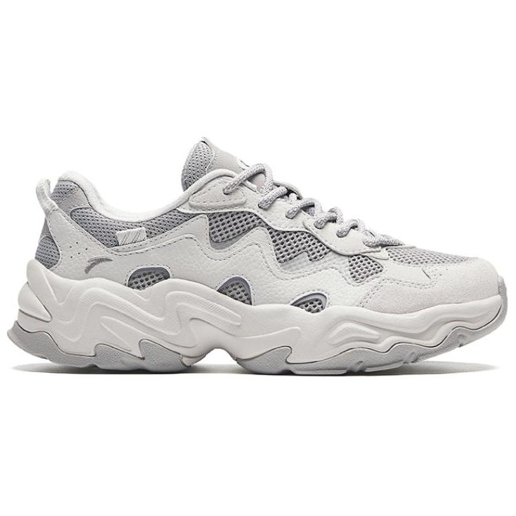 Anta Star Light 2 Comfortable Breathable Shock Absorbing Durable Low Top Casual Shoes Women Sneaker Gray 922438837-2