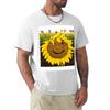 Sunflower Face TShirt Thanksgiving Casual Tee