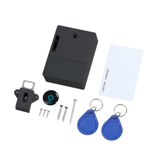 

Електронний цифровий невидимий безключовий сенсорний замок для ящика гардеробної шафи чорний