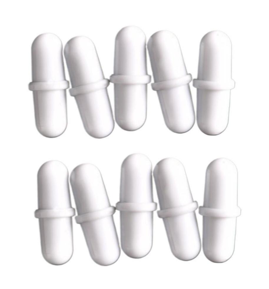 10 Piece Set of Automatic Stirring Cup Magnetized Circular Capsule Portable Cup Rotating Wheel Coffee Cup Magnetic Stirrer