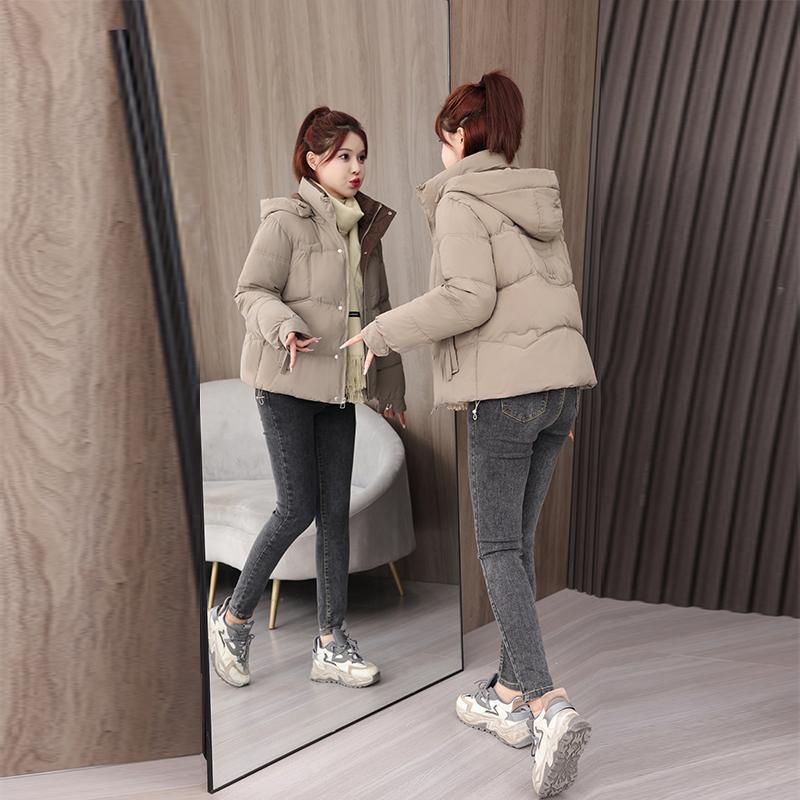 Autumn Winter Thicken Warm Parka Women Casual Sweety Solid Color Big Pocket Loose Long Hooded Coat Jackets Outwear