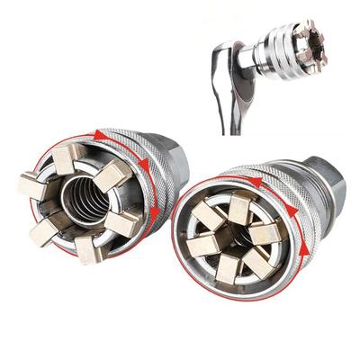 Universeller elektrischer Schraubenschlüssel-Hülsenadapter Passend für Standard 3/8-3/4'' 10 bis 19 mm Super-Stecknuss Multifunktionales Antriebsschlüssel-Werkzeug