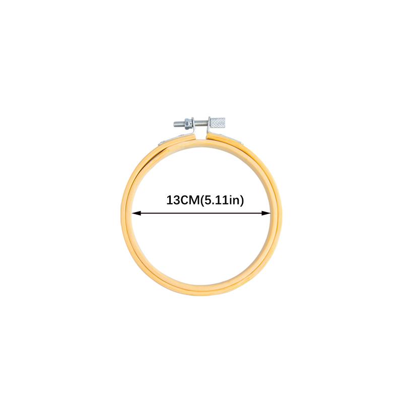 Dia 8-40cm Embroidery Hoops Frame Kit Bamboo Embroidery Hoop Rings For DIY Sewing Cross Stitch Needle Craft Tool Festival Decor