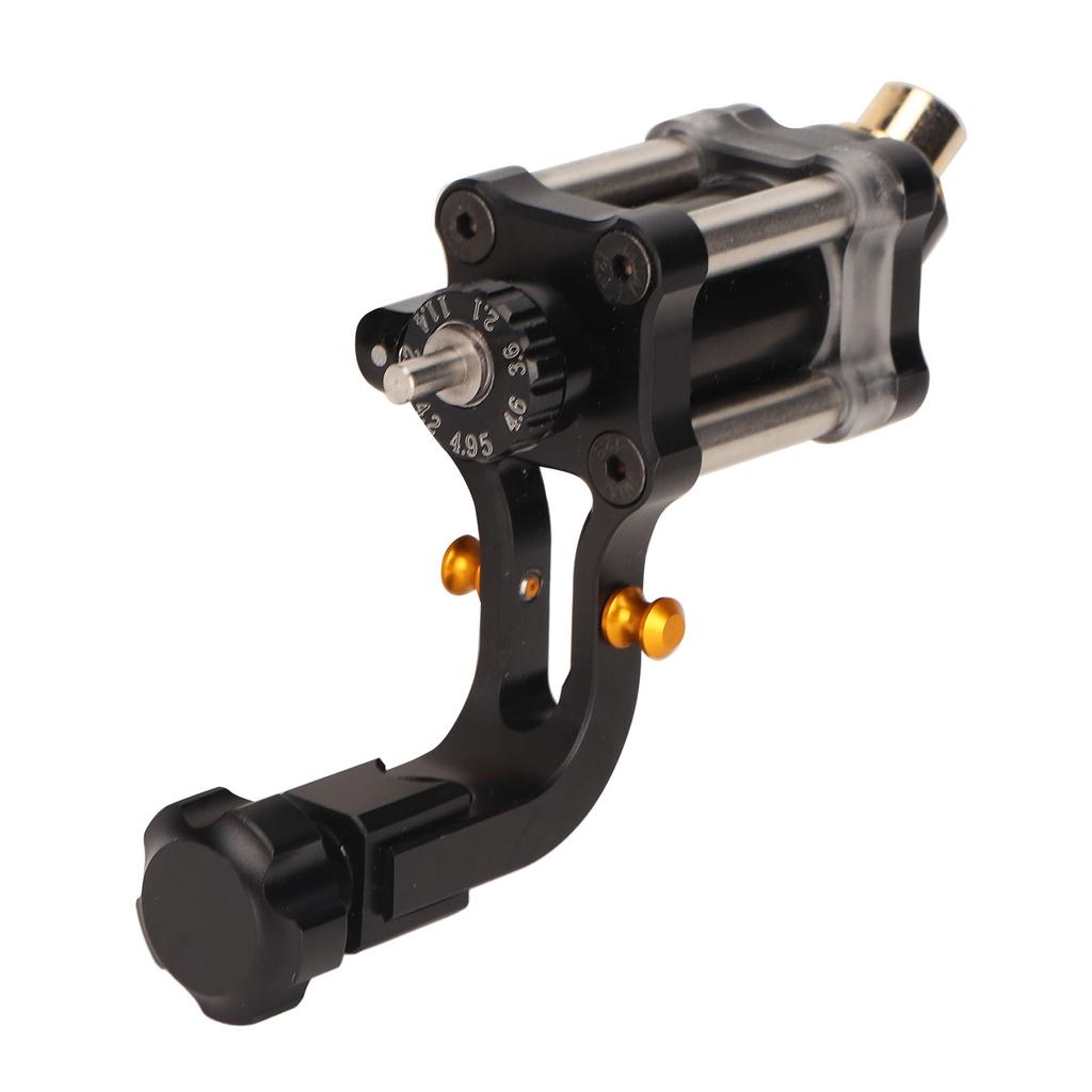 Coreless Motor Tattoo Machine Space Aluminum Liner Shader RCA Rotary Tattoo Machine for Tattoo Artist Black