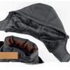 Herren Winterjacke mit Kapuze, dicker Parka-Mantel mit Fleece-Futter und mehreren Taschen