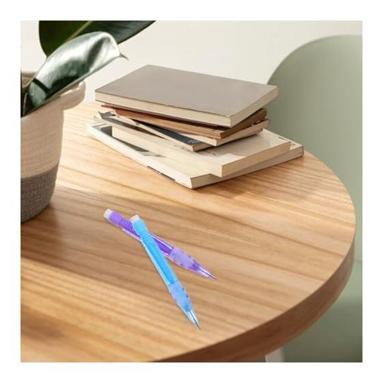 DECHOUS Mini-Druckbleistift 0,7 mm Druckbleistift Set of 10 5 Farben x 2 9,5 cm Für Notizbücher Taschenformat mit Radiergummi Pastellfarben Kompakt Niedlich