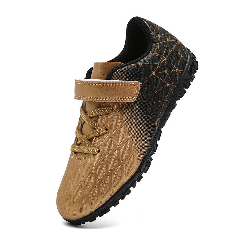 Non Slip New Boy's Soccer Shoes Girl's Cleats Outdoor Match Training Sport Football Boots Men Long Spikes Comfortable Breathable