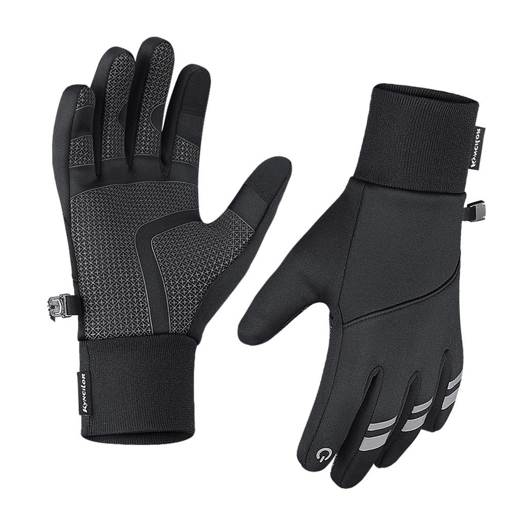 Winter Warm Cycling Gloves Touch Screen Waterproof Windproof Reflective Ski Riding Gloves