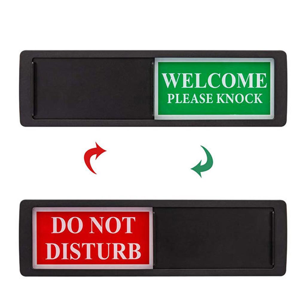 Do Not Disturb Convenient Room Status Sign Vacant Occupied Door Sign In Use Slider for Bathroom and Meeting