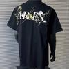 Men's Versatile Printed T-shirt 2025 Summer Loose Trendy Men's Round Neck Top