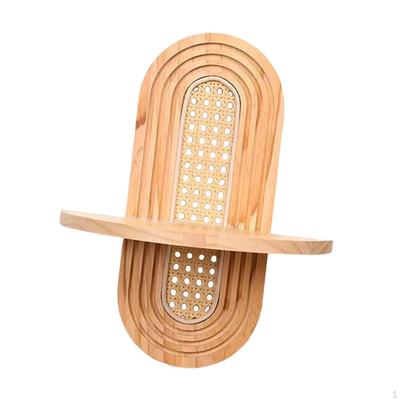Shelf Home Decor Artistic Wall Mounted Hanging Rack for Flower Pots Figurines Display Books