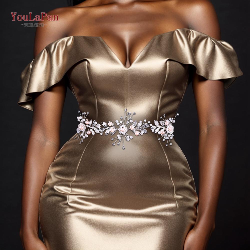 

YouLaPan свадебный ремень со стразами, блестящий свадебный ремень, модный пояс для платья, свадебные аксессуары для подружки невесты, SH238