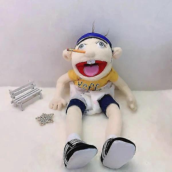 DB 2023 60cm Jeffy Puppet Doll Jeffy Hand Puppet Sml Jeffy Puppet Family Real Jeffy Zombie Boy Hand Puppet Soft Toy Plush Feebee PuppetYC