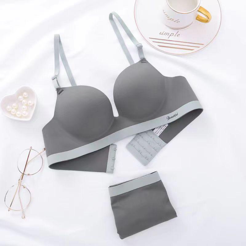 

Бесшовный цельный комплект бюстгальтера пуш-ап на 2023 год для женщин 34/75 AB Cup