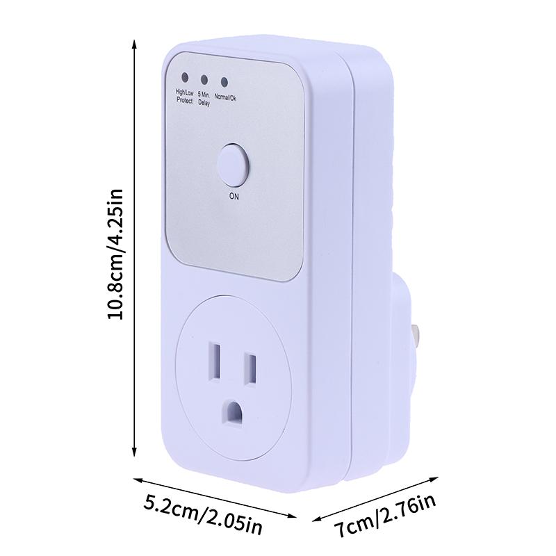 1 Pc US Plug Refrigerator Home Appliance Voltage Protector Electric Multifunctional Washing Machine Protection Socket